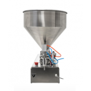 Pneumatic piston filling dispenser for liquids 300 - 2500 ml