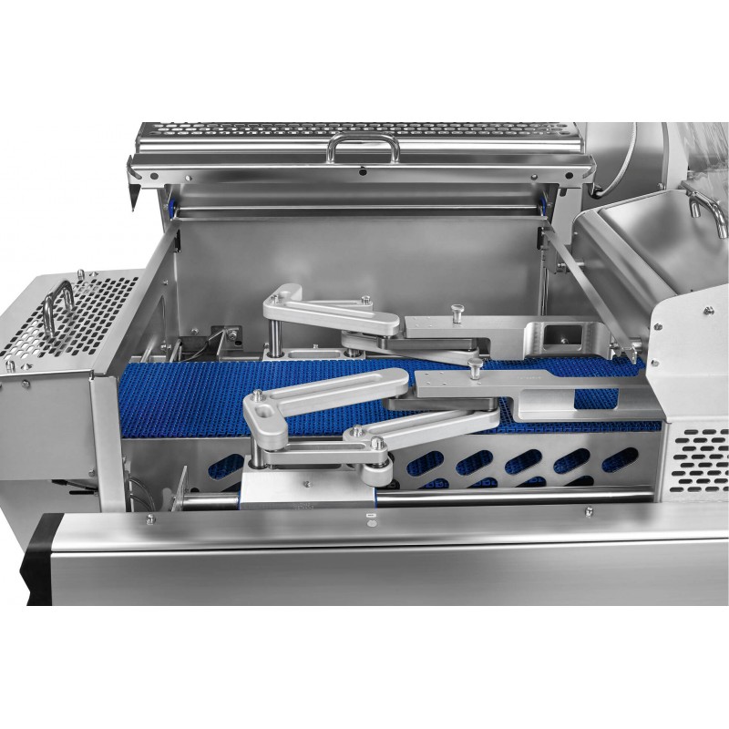 Compact, automatic traysealers