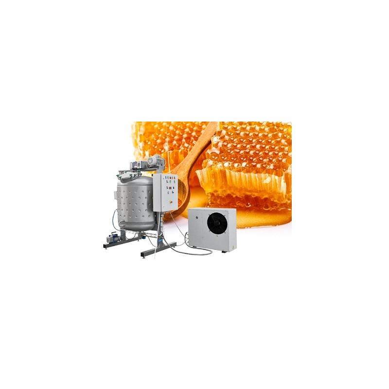 Vacuum honey creaming machine