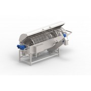Combined washing machine for potatoes and vegetables