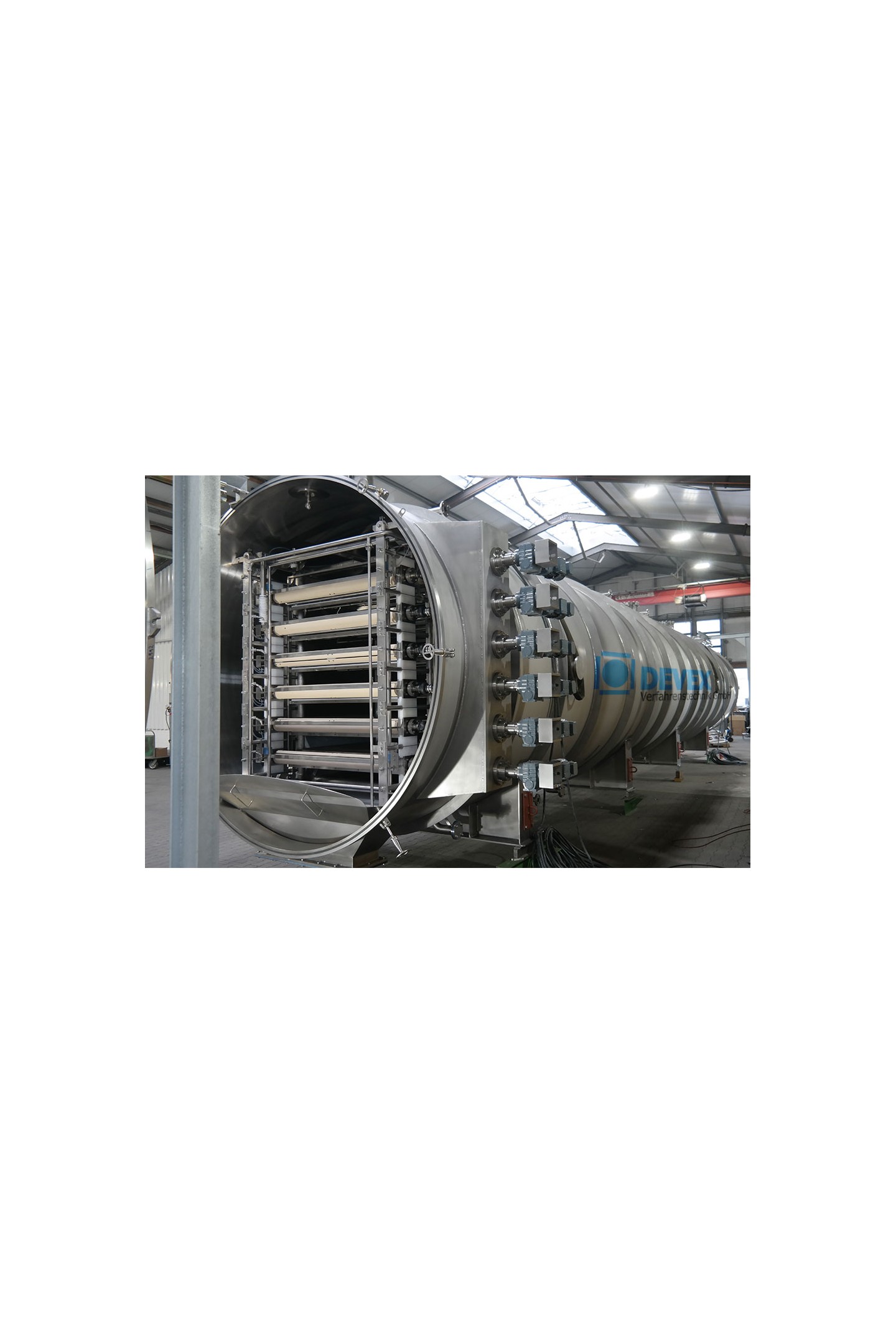 Vacuum Belt Dryer for the drying of solids