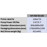 Industrial vacuum packer AK-RAMON VP-700 TB 100