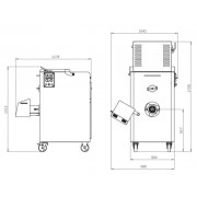 Mincer mixer AK-RAMON PM-32 PM-114