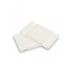 Modular perforated polypropylene shelves for cheese racks / shelves