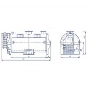 drawing of the vacuum coater mixer